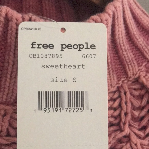 NWT Free People Sweetheart Sweater - Picture 8 of 9